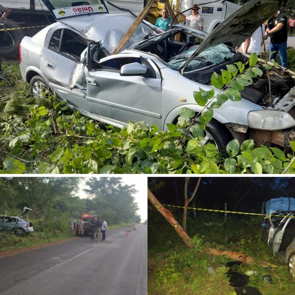 Grave acidente deixa uma pessoa morta e duas feridas na BR 343 em Floriano