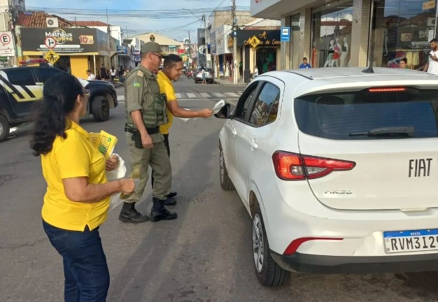 Blitzs contribuem para redução de sinistros de trânsito em Floriano