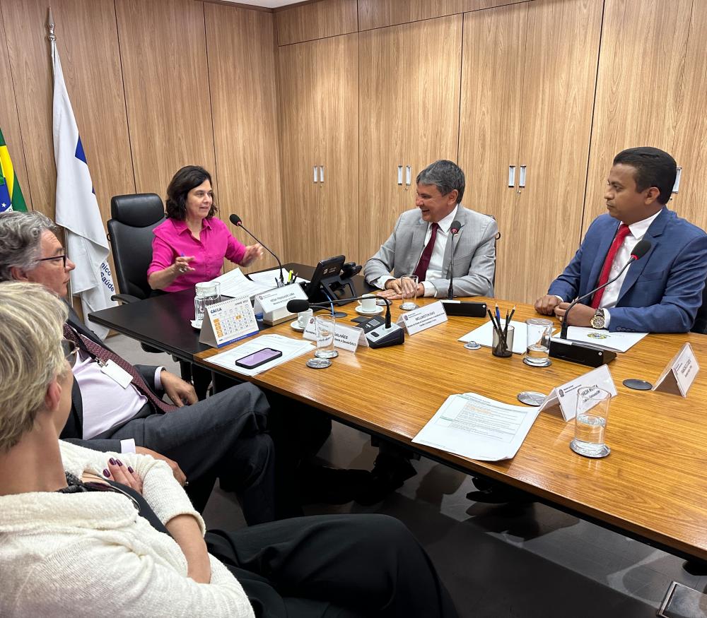 Dr Francisco solicita reestruturação do Hospital de Floriano; ministra da Saúde garante recursos