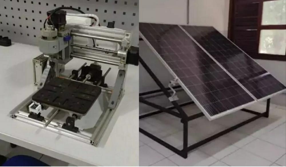 Estudante da UESPI cria impressora 3D de baixo custo e rastreador solar