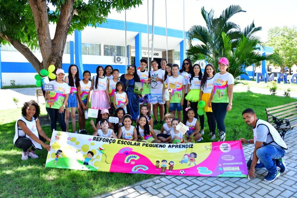 Foi dada a largada da II EDIÇÃO DA COLÔNIA DE FERIAS do Reforço Escolar Pequeno Aprendiz