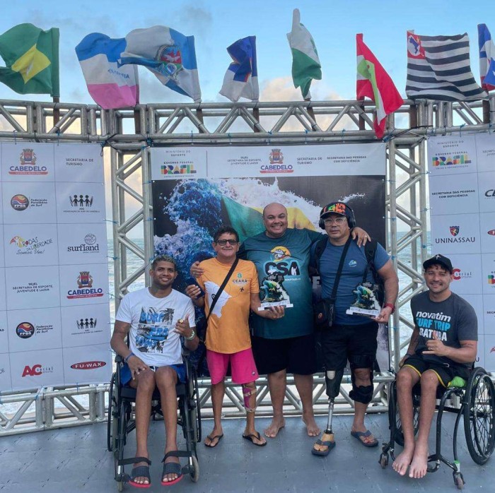 Paratletas de surf conquistam bons resultados na seletiva Mundial ISA 2023, na Paraíba