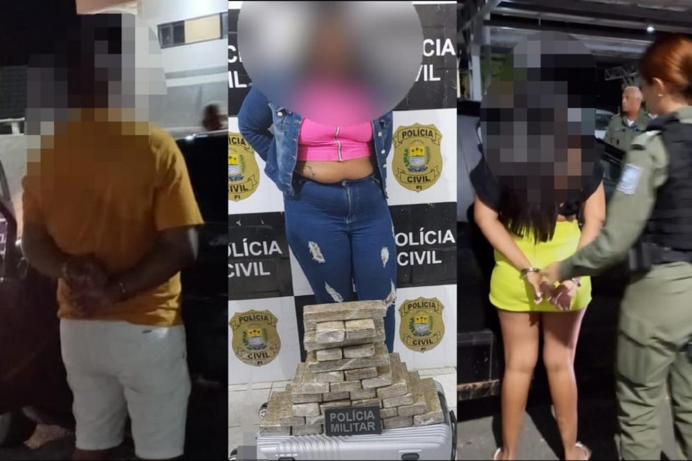 Polícia Militar do Piauí realiza apreensão de drogas na Terminal Rodoviário de Floriano