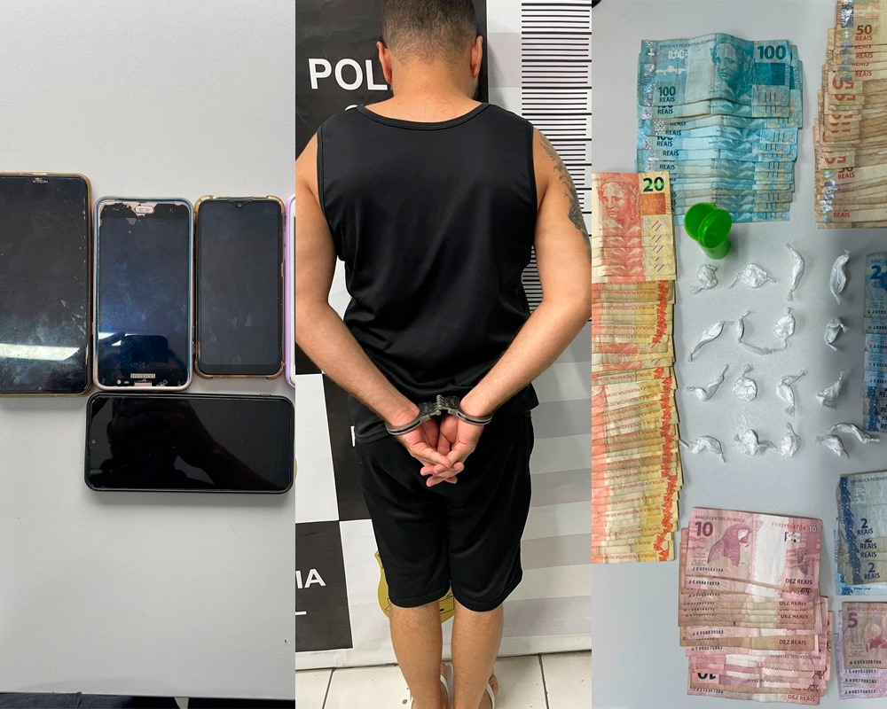 Homem é preso em flagrante com drogas no interior do Piauí