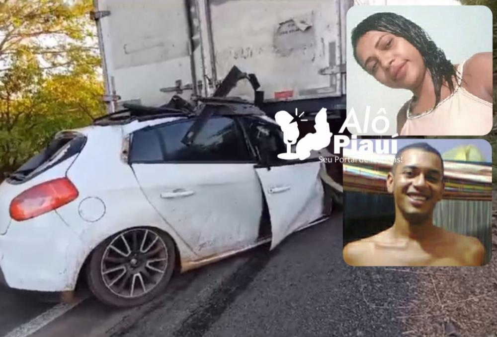 Duas pessoas morrem em acidente na BR-343, entre Jerumenha e Floriano