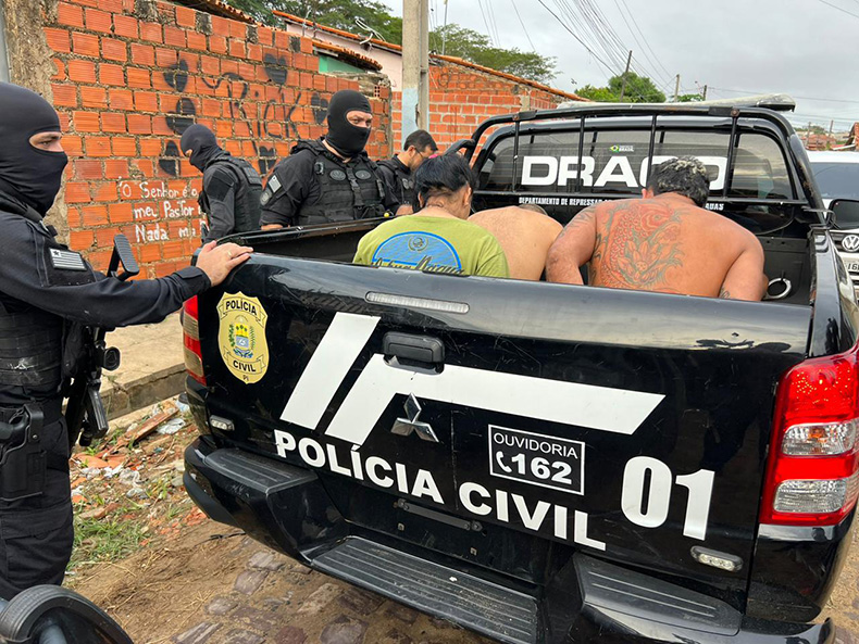 Operação Policial prende membros de facção criminosas em Teresina