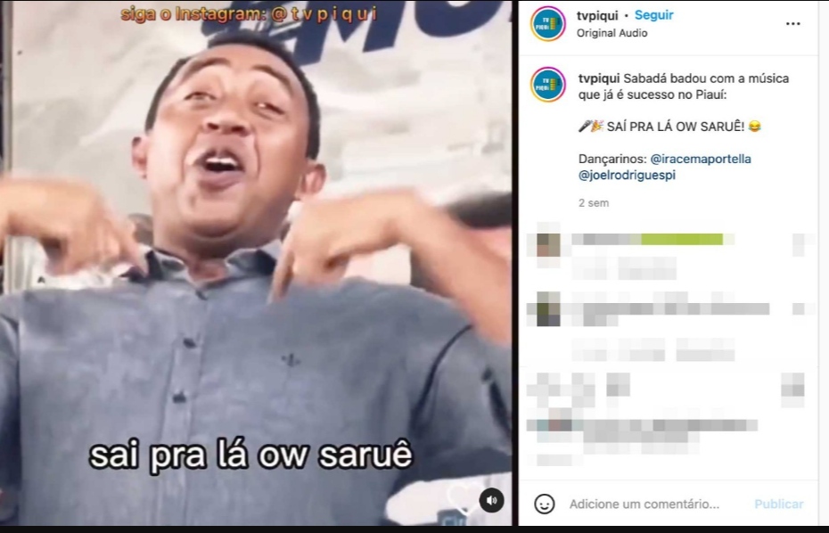 MPE pede retirada de post da TV Pequi, que chama Joel Rodrigues de 'saruê'