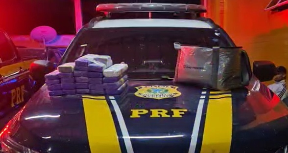 Homem é detido com 14kg de maconha dentro de ônibus em Floriano