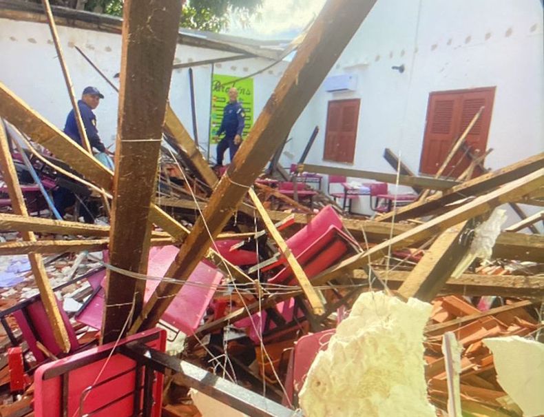 Teto de escola desaba e deixa 17 crianças feridas no Piauí