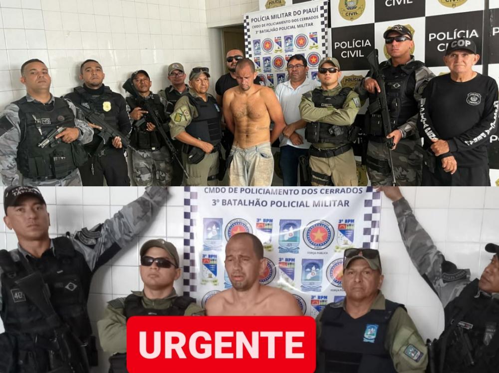 Polícia captura fugitivo da Vereda Grande