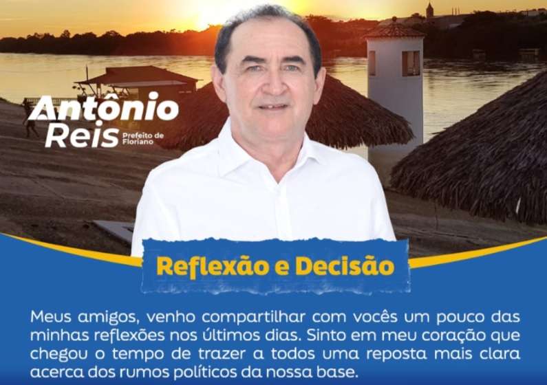 Prefeito Antônio Reis confirma disputa por reeleição