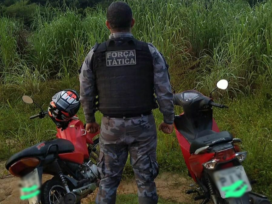 Polícia Militar recupera três motocicletas em Floriano durante o fim de semana