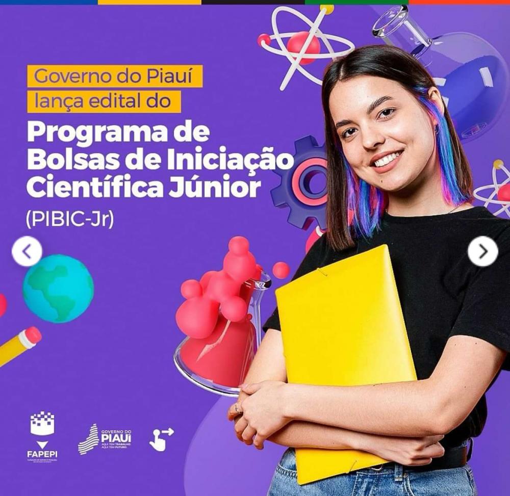 Prazo para submissão de propostas ao edital de bolsas do Pibic-Jr encerra segunda (22)