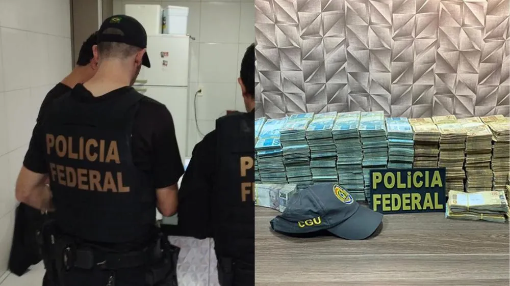 PF apreende R$ 1,6 milhão em dinheiro durante operação contra fraudes em licitações na prefeitura de Oeiras