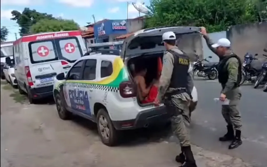 Homem é preso em flagrante furtando residência 