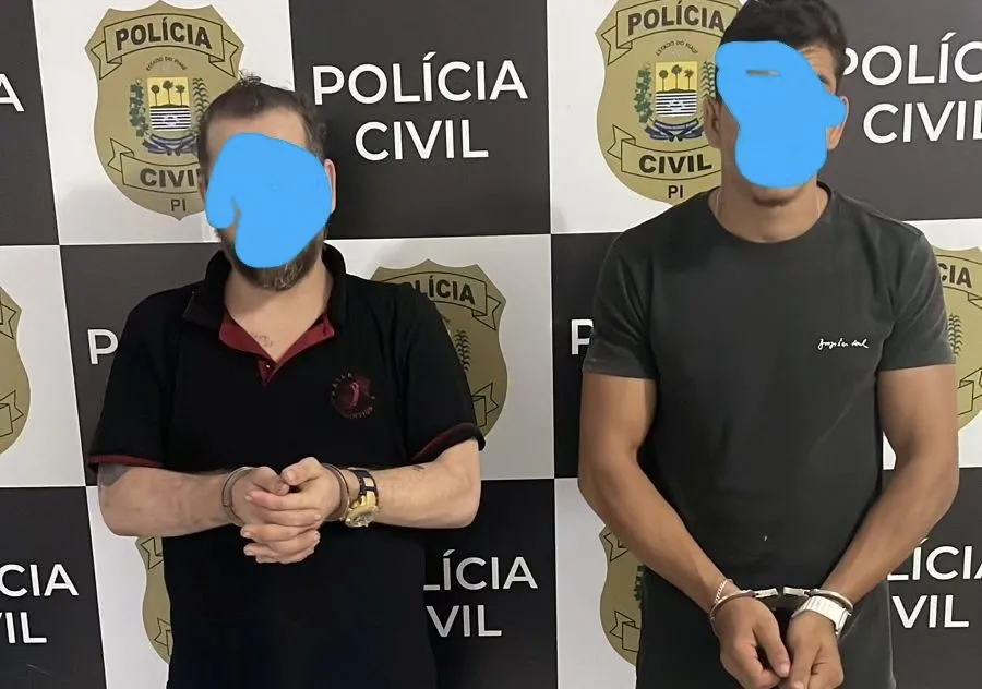 Dois homens são presos em Floriano por suspeita de sequestro e porte ilegal de arma de fogo