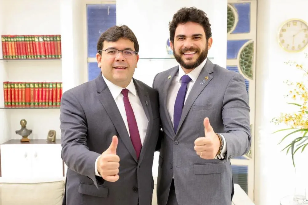 Deputado Dr. Marcus Vinícius e governador Rafael Fonteles discutem desenvolvimento da Princesa do Sul