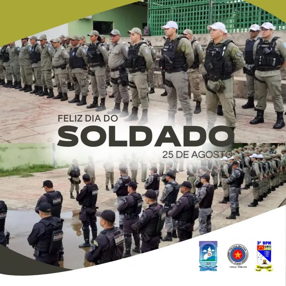 Comando do 3° BPM parabeniza os guerreiros pelo dia do soldado