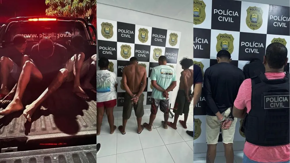Operação em Floriano resulta em prisão de 07 de membros de Facção Criminosa