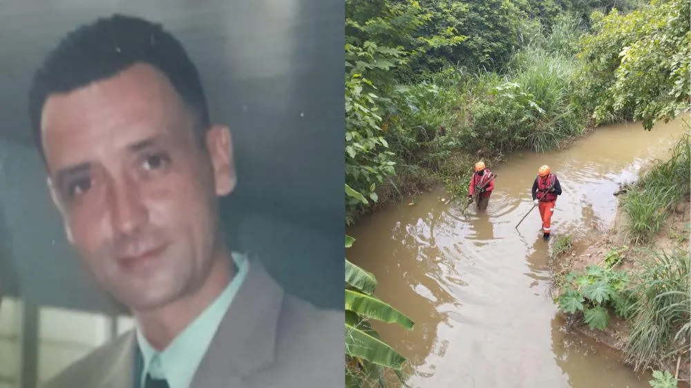 Homem desaparece ao cair em riacho em Floriano após forte chuva; Bombeiros realizam buscas