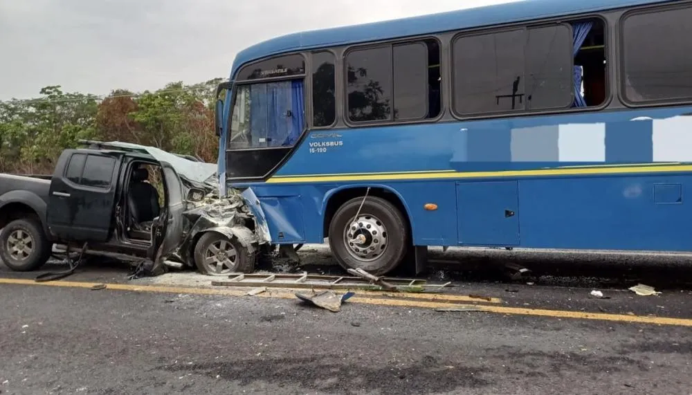Motorista morre preso às ferragens em acidente na BR 316 em Lagoa do Piauí