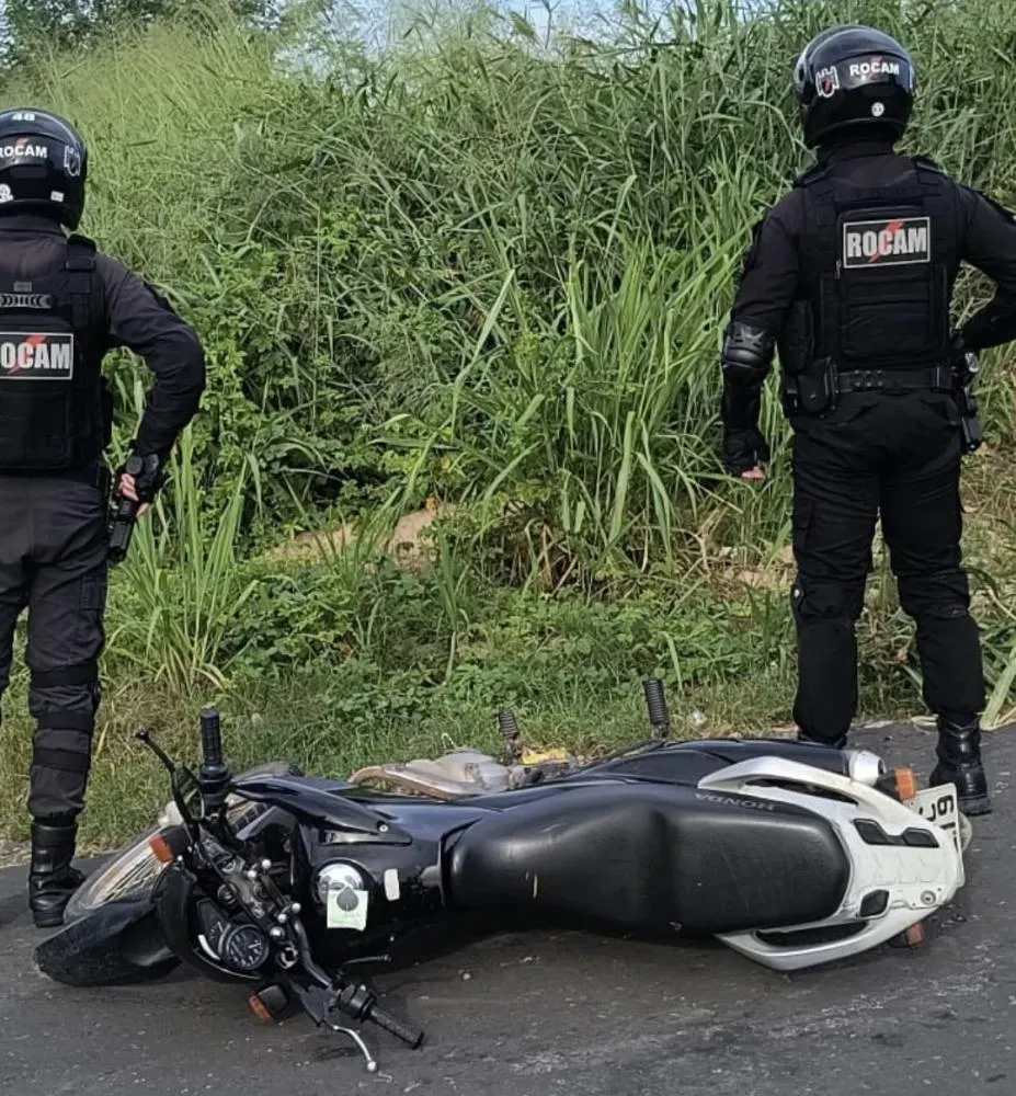 ROCAM recupera motocicleta roubada no bairro Sambaíba Nova, em Floriano