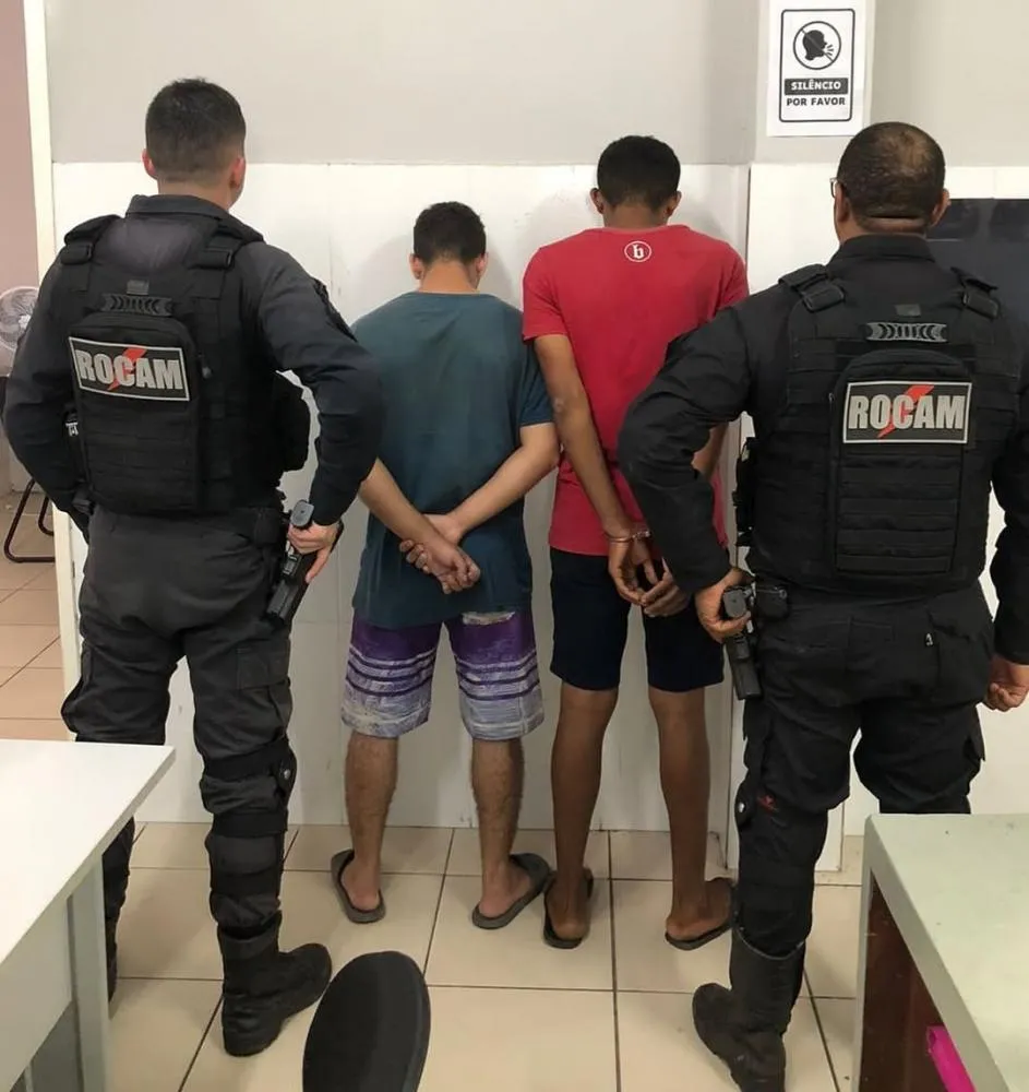 Rocam prende dupla e recupera objetos em Floriano