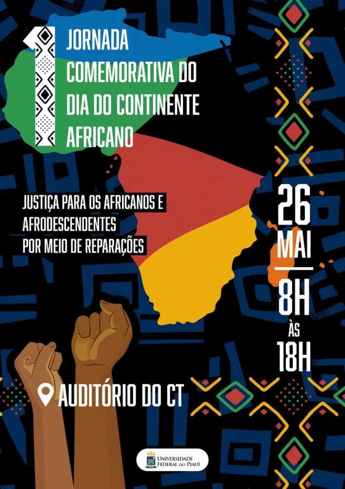 UFPI realiza Jornada Comemorativa do Dia do Continente Africano no dia 26 de maio