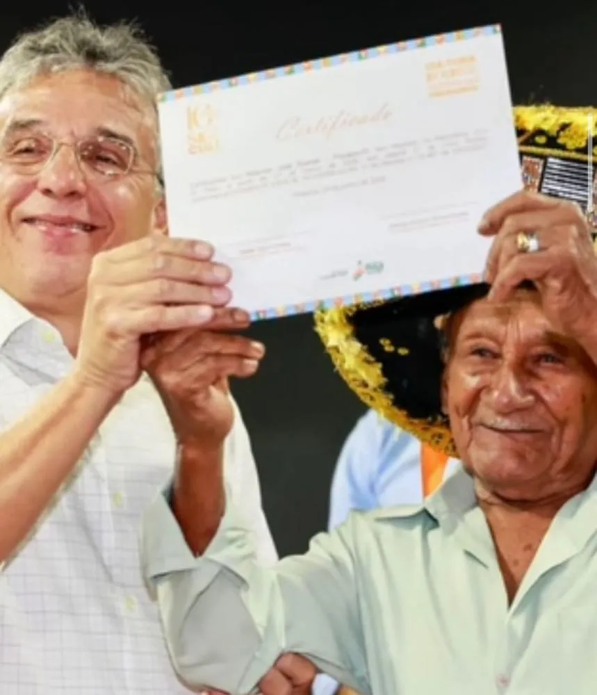 Floriano celebra: Mestre Ademazinho é reconhecido como Patrimônio Vivo da Cultura Popular do Piauí