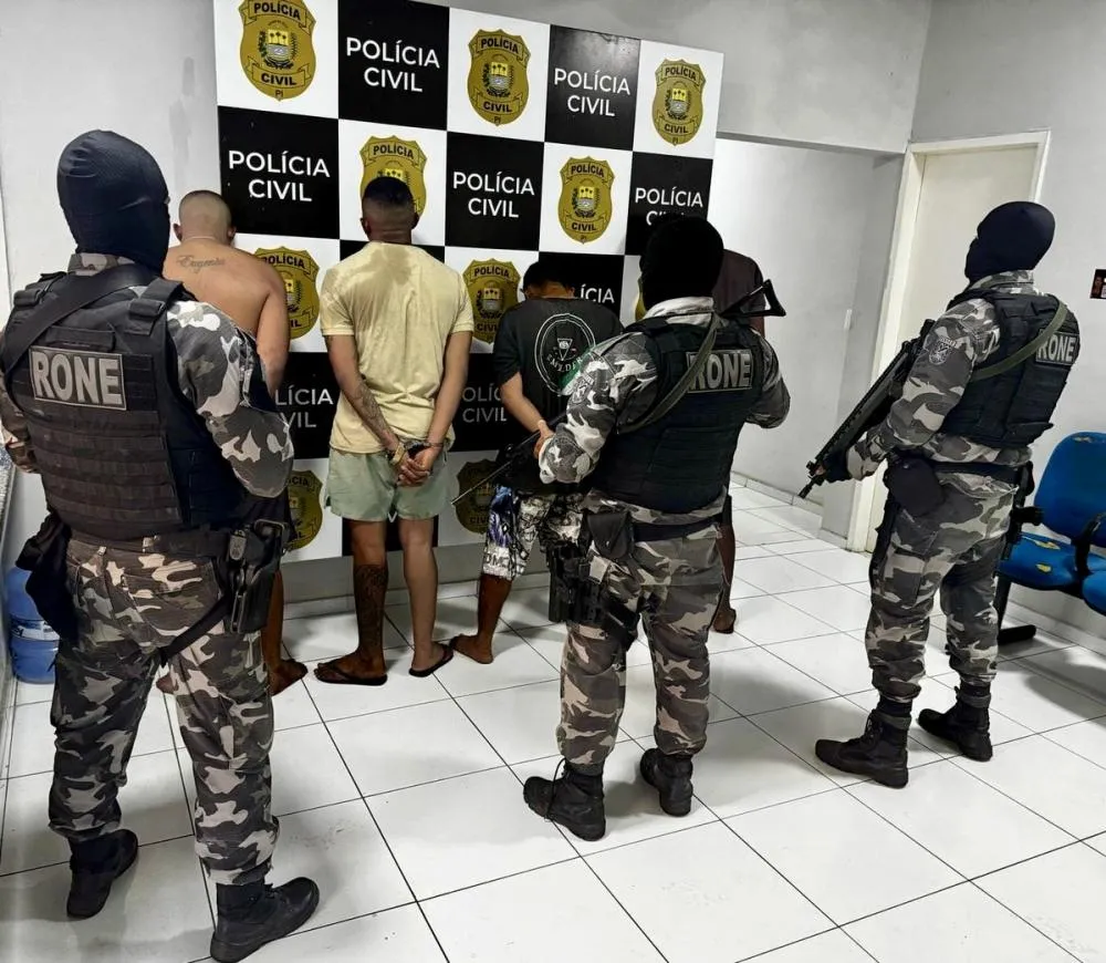 PM prende suspeitos de assalto a postos de combustíveis em Floriano