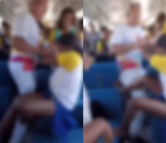 Vídeo: funcionário é afastado após ser flagrado tentando arrastar estudante para fora de ônibus escolar em Oeiras
