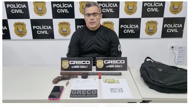 Greco prende integrante de facção criminosa com armas em Teresina