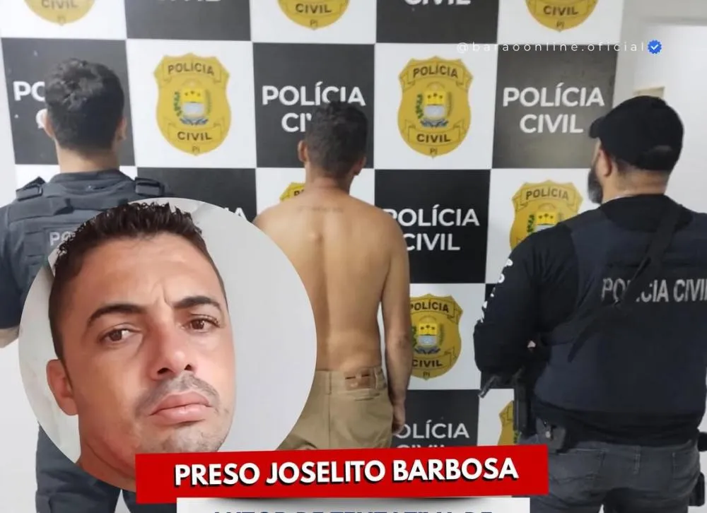 Homem é preso por tentativa de feminicídio contra sua ex-companheira na frente da filha em Floriano