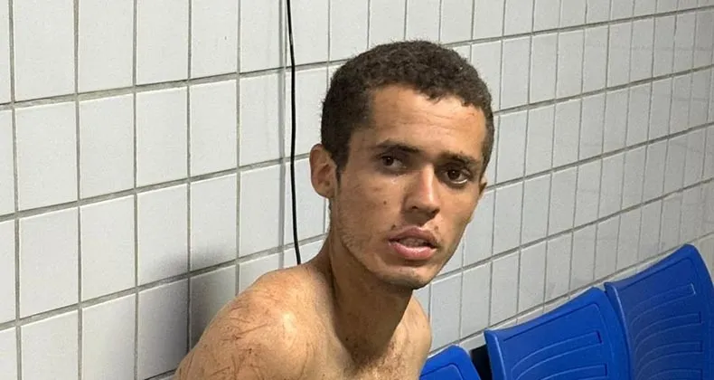 Suspeito de matar o próprio pai a facadas após discussão é preso nu em Teresina