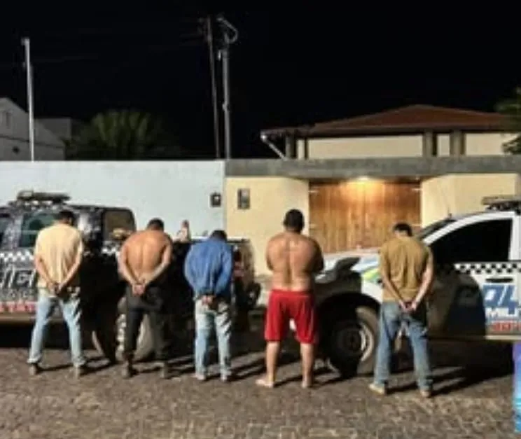 Cinco são detidos com tatus e cães usados em caça ilegal em Jacobina do Piauí