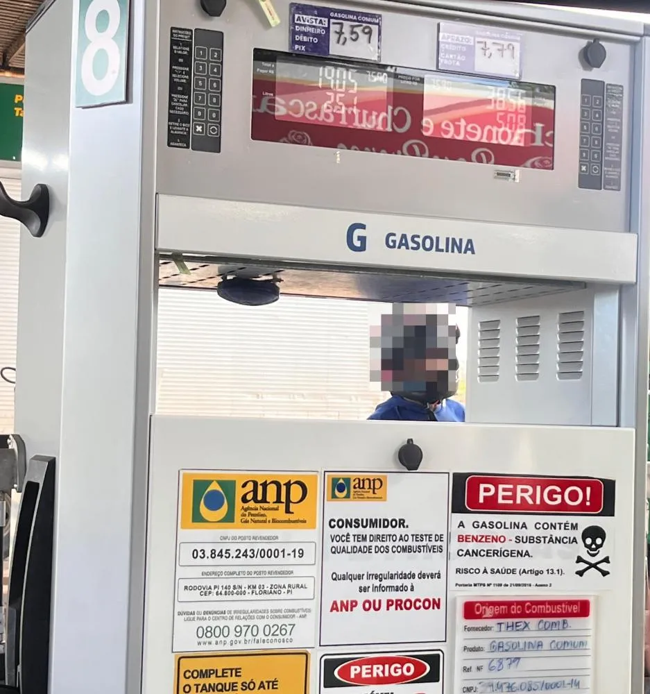 Posto em Floriano já registra preço acima de R$ 7,50 mesmo sem aumento da Petrobras