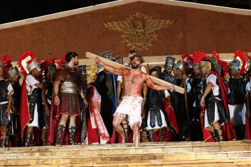Estreia da Paixão de Cristo de Floriano foi um sucesso e peça encerra hoje (4)