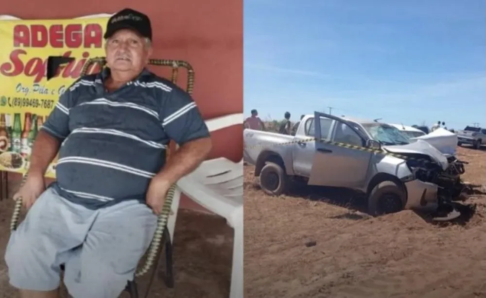 Grave acidente entre Sebastião Leal e Bertolínia deixa um morto e causa comoção na região