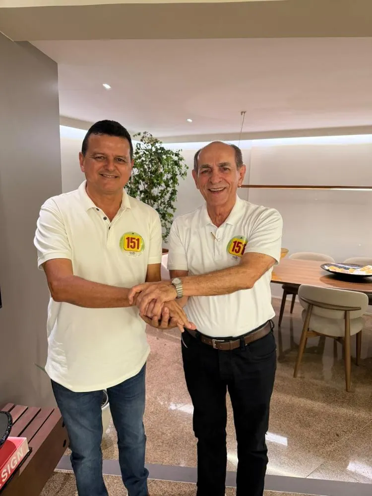 Senador Marcelo Castro recebe apoio de Oliveira Neto, ex-prefeito de Miguel Alves-PI