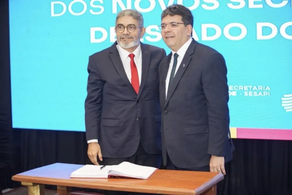 Rafael Fonteles anuncia permanência de Antônio Luiz na Secretaria da Segurança